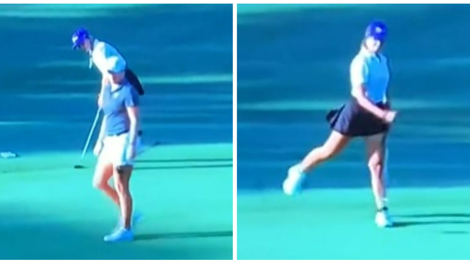 "I cut someone for less" Golf fans divided over etiquette of college player